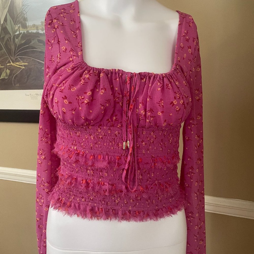 Free People Floral Top